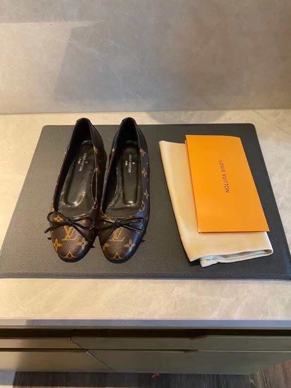 Louis Vuitton Women's Joy Ballerina Brown And Black For Women LV - Soul Replicas