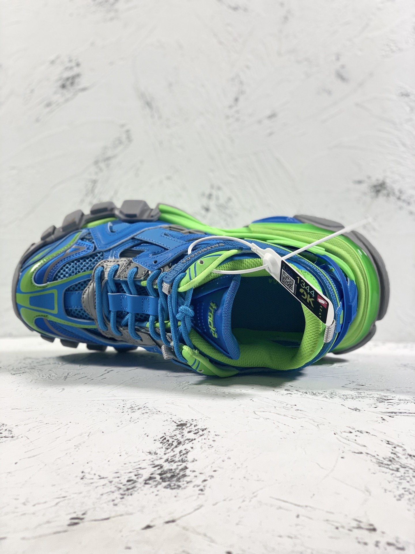 Balenciaga Track.2 Clear Sole Trainers Blue For Women - Soul Replicas