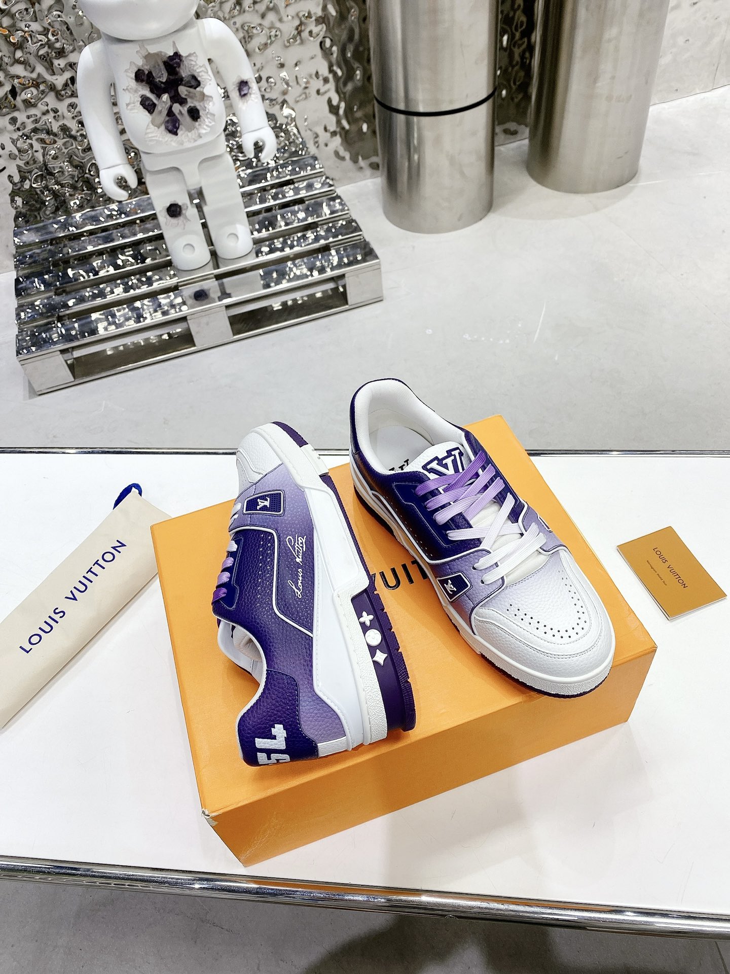 Louis Vuitton Women's LV Trainers Violet For Women LV - Soul Replicas
