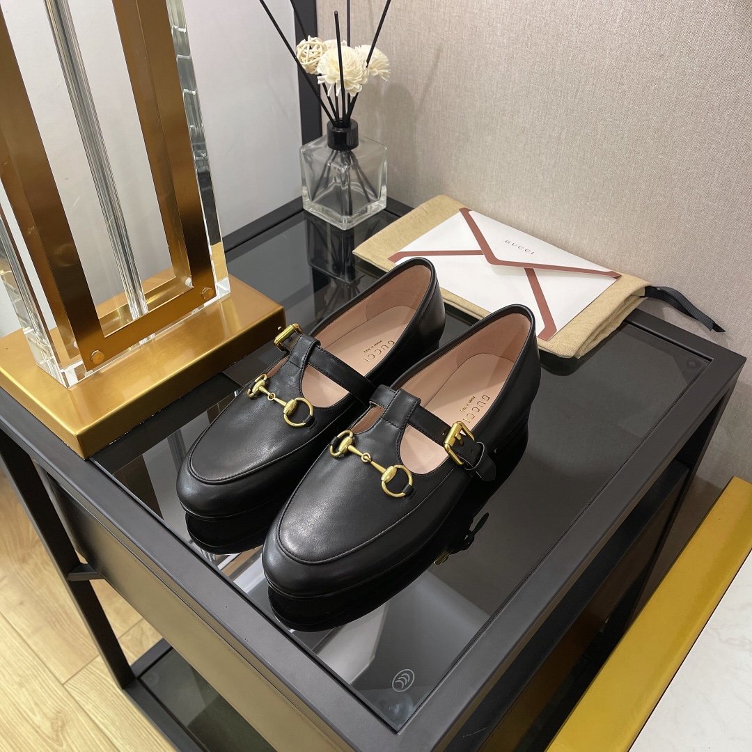 Gucci Jordan Loafer Black For Women Gucci - Soul Replicas