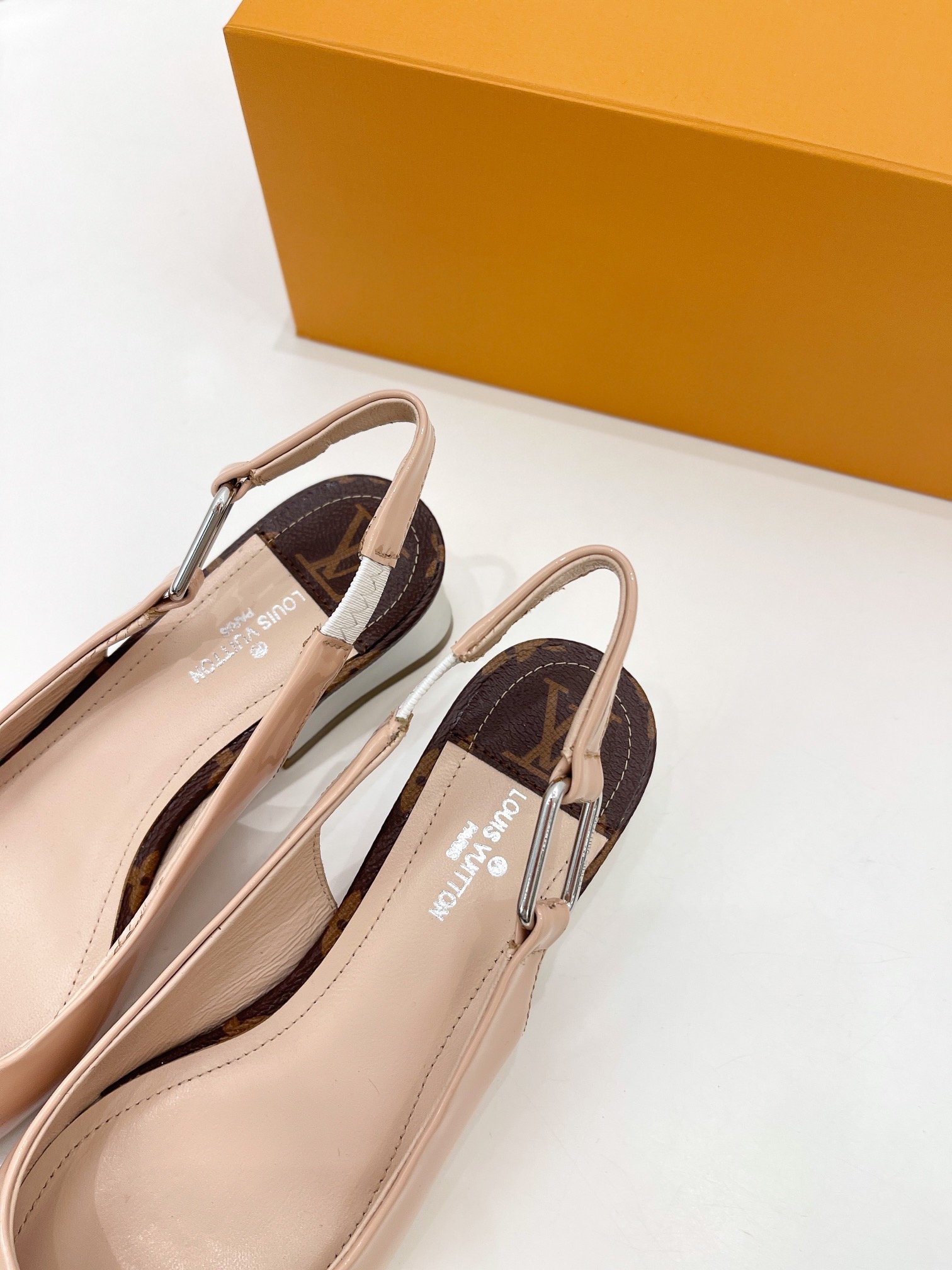 Louis Vuitton Magnetic Slingback Pump Nude For Women LV - Soul Replicas