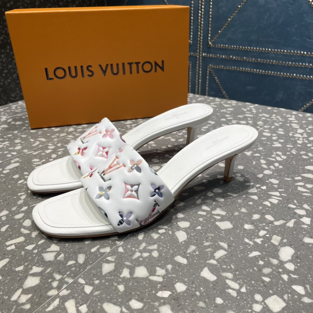 Louis Vuitton Women's Revival Mule White For Women LV 1AAP7M - Soul Replicas