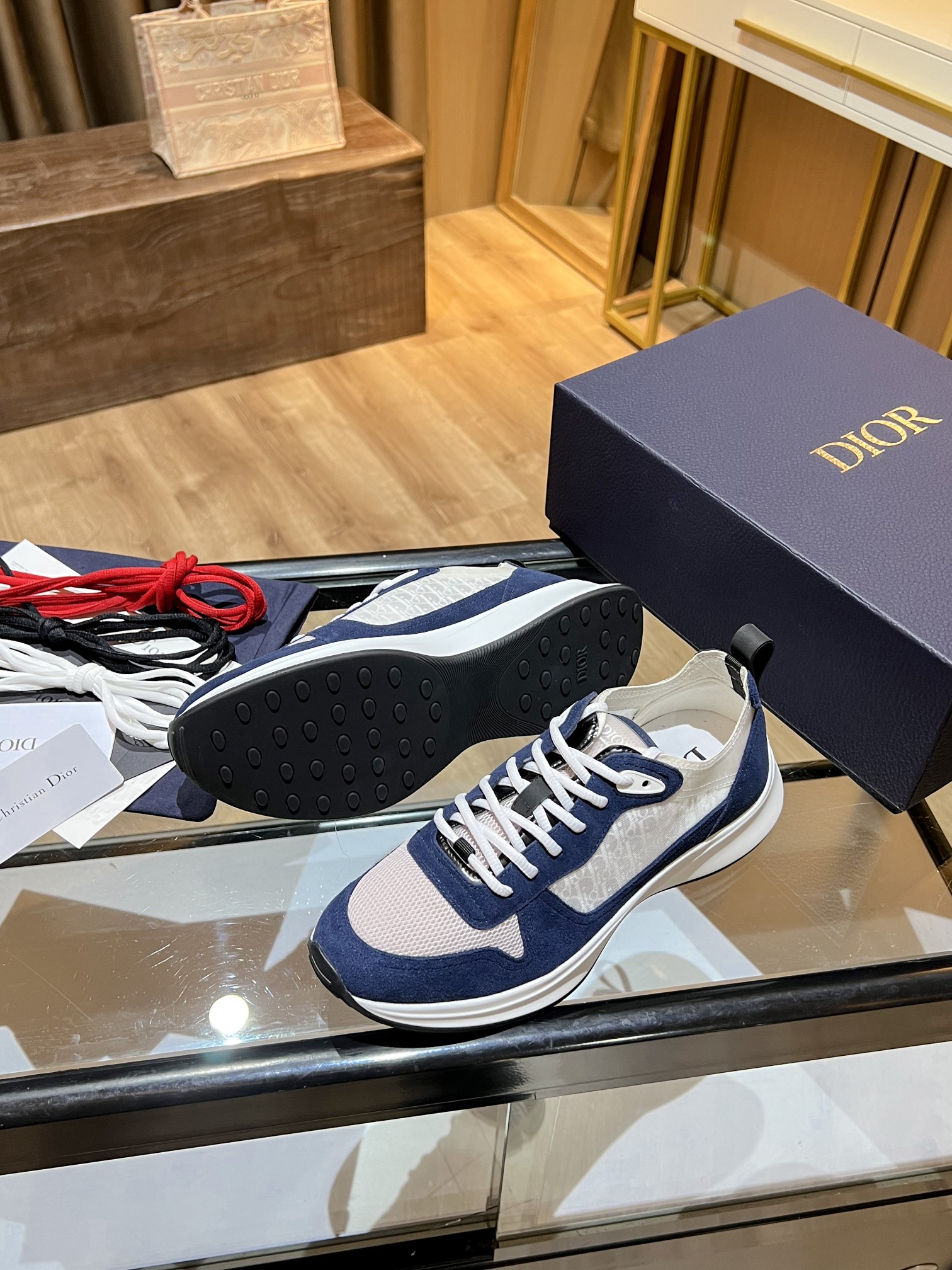 Christian Dior B25 Runner Sneaker Multicolor For Men CD - Soul Replicas