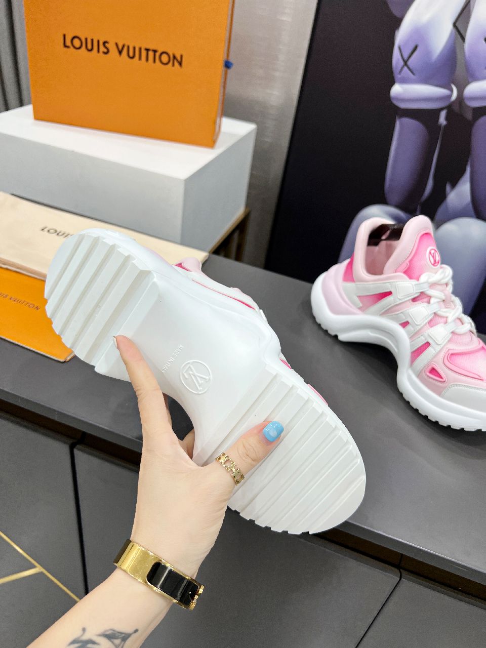 Louis Vuitton Women's LV Archlight Sneaker Pink For Women LV 1A9RUV - Soul Replicas