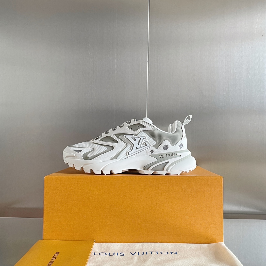 Louis Vuitton Women's LV Runner Tatic Sneaker White For Women LV 1A9TUZ - Soul Replicas
