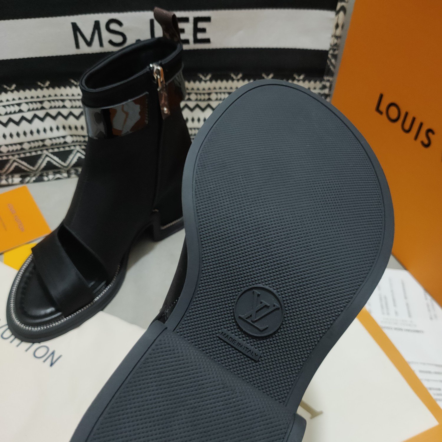 Louis Vuitton Women's Moonlight Ankle Boot Black For Women LV 1AA0H5 - Soul Replicas