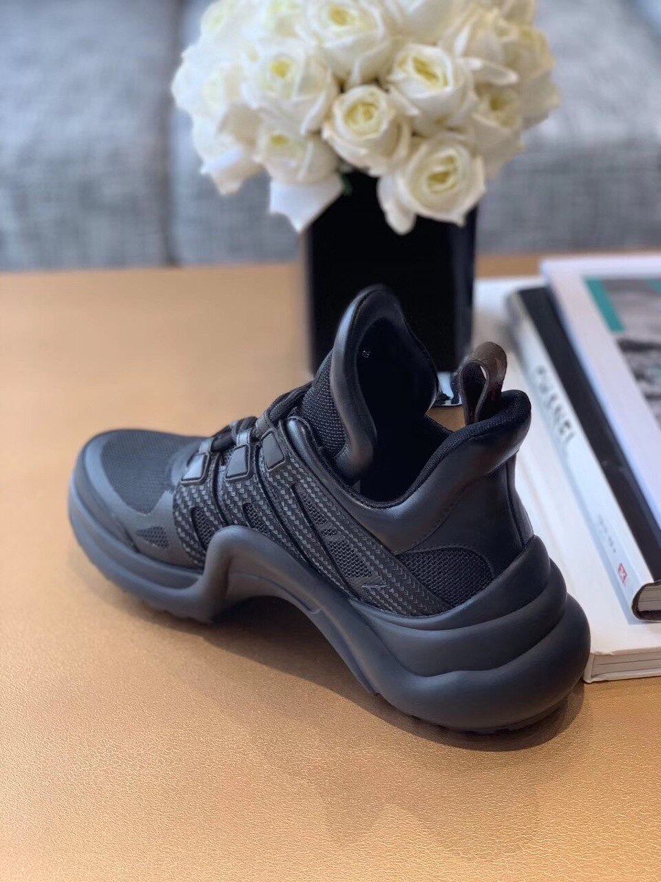 Louis Vuitton LV Archlight Sneaker Technical Fabrics Black For Women LV - Soul Replicas