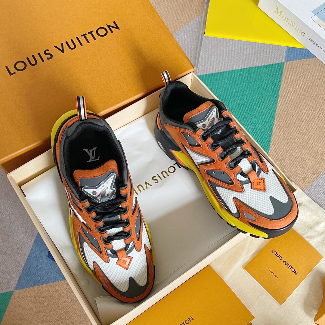 Louis Vuitton Women's LV Runner Tatic Sneaker Orange For Women LV - Soul Replicas