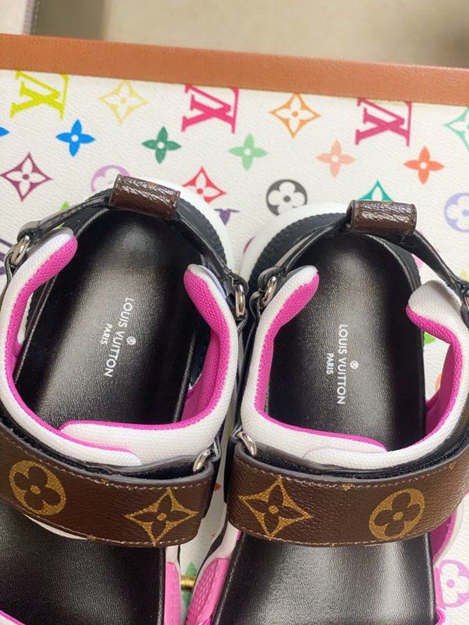 Louis Vuitton LV Archlight Flat Sandal Satin Pink For Women LV - Soul Replicas