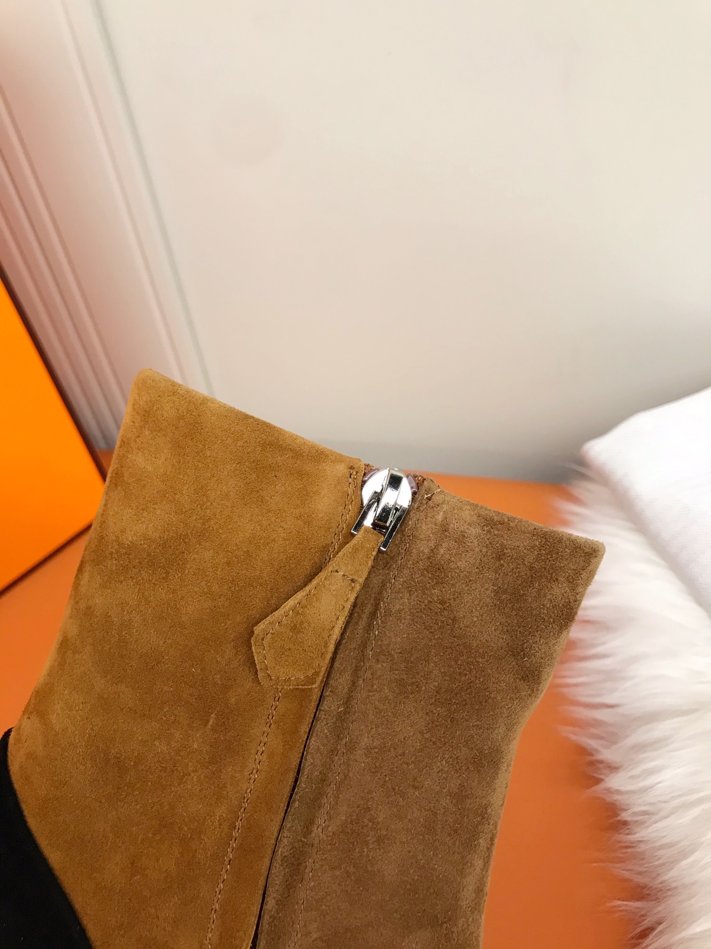 Hermes Brooke Ankle Boots Brown For Women 2.4in/6cm H202045Z E5375 - Soul Replicas