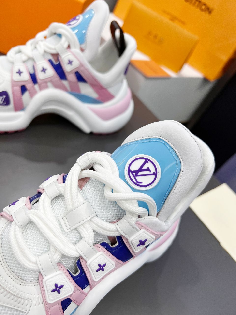 Louis Vuitton Women's LV Archlight Sneaker Pink And Blue For Women LV - Soul Replicas