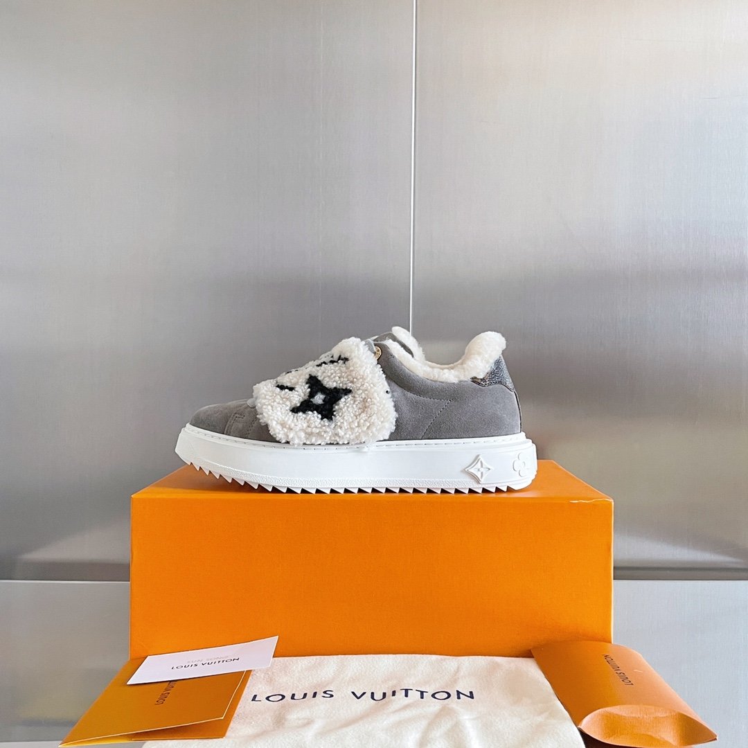 Louis Vuitton Women's Time Out Sneaker Grey For Women LV - Soul Replicas