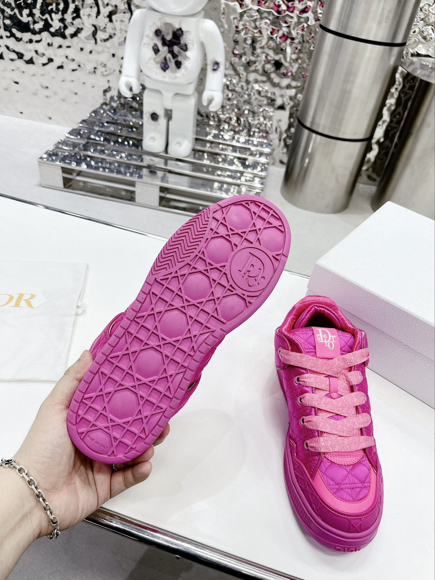 Christian Dior Sneaker Pink For Men CD - Soul Replicas