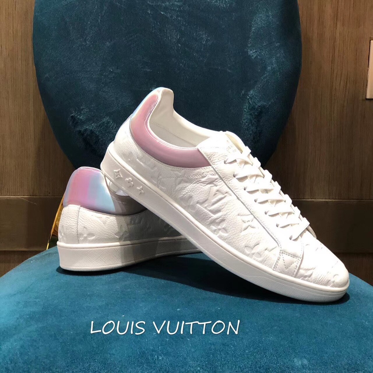 Louis Vuitton Luxembourg Sneaker Monogram Canvas White For Women LV - Soul Replicas