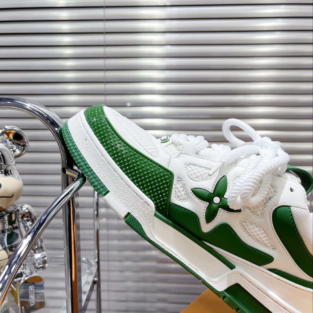 Louis Vuitton Women's Skate Sneakers Green For Women LV - Soul Replicas