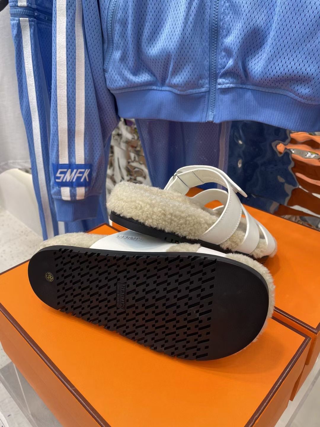 Hermes Chypre Sandal White For Women - Soul Replicas