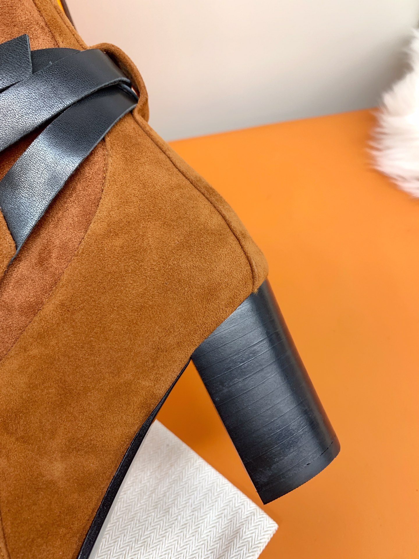 Hermes Frenchie 70 Ankle Boot Brown For Women 2.8in/7cm - Soul Replicas