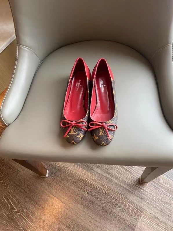 Louis Vuitton Women's Joy Ballerina Red For Women LV - Soul Replicas