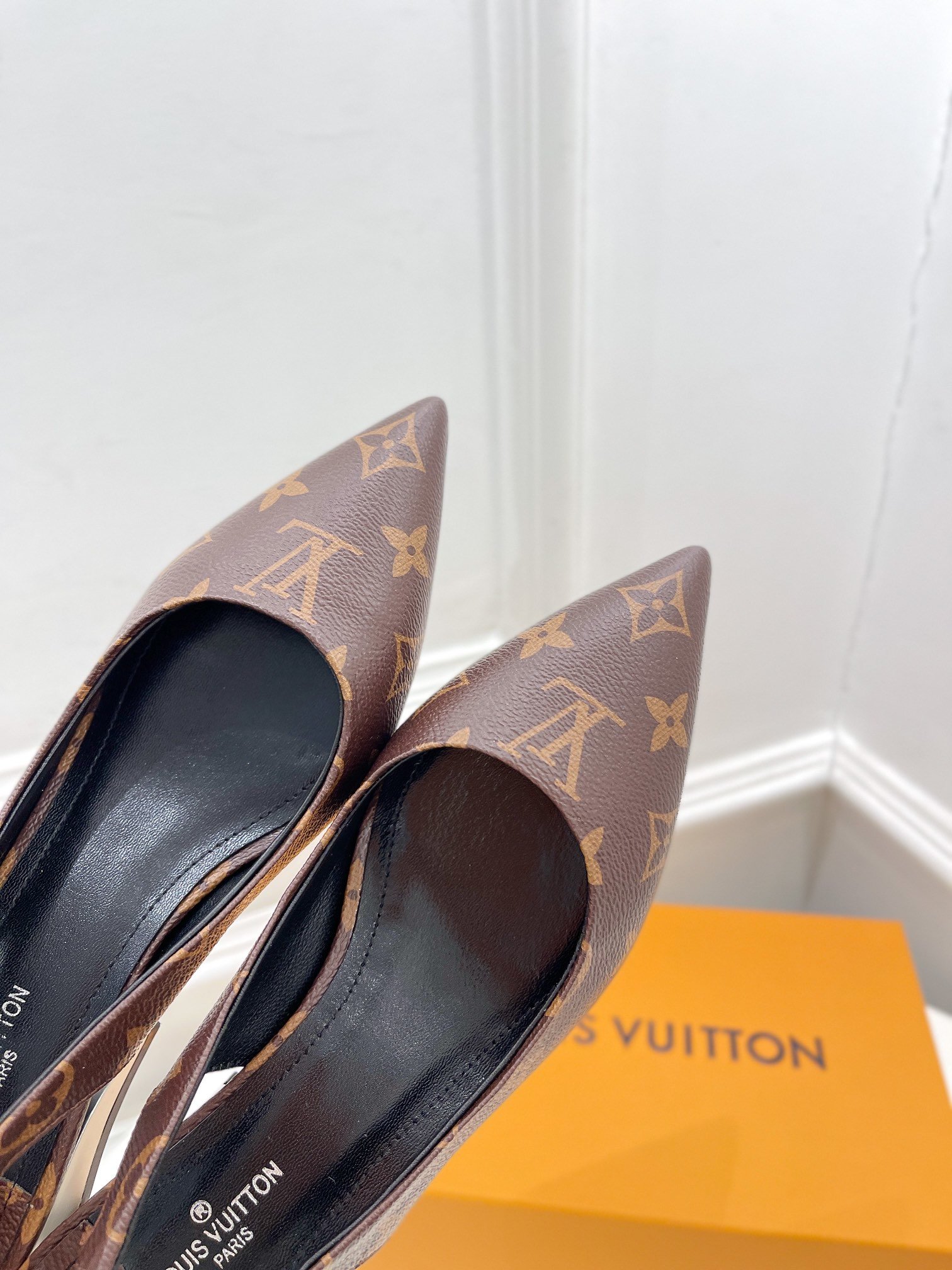 Louis Vuitton Magnetic Slingback Pump Brown For Women LV - Soul Replicas
