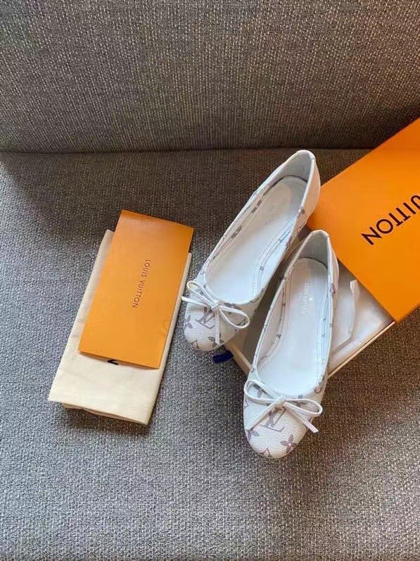 Louis Vuitton Women's Joy Ballerina White For Women LV - Soul Replicas