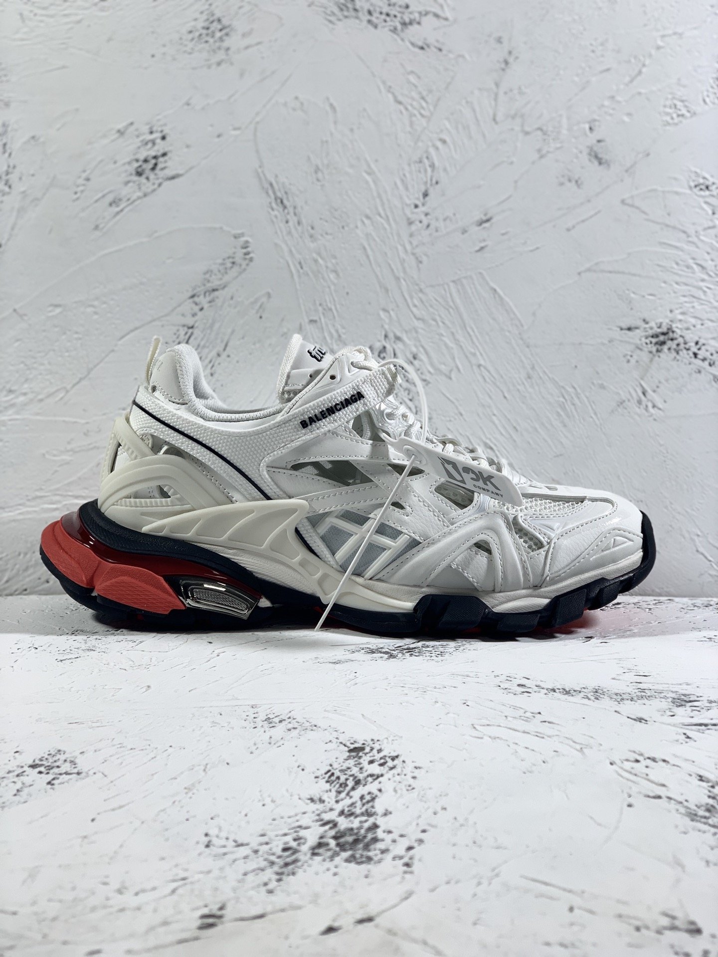 Balenciaga Track.2 Clear Sole Trainers White For Women - Soul Replicas