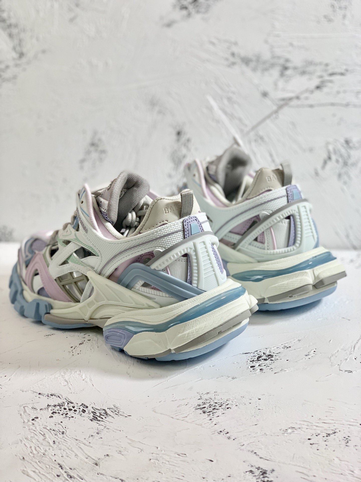 Balenciaga Track.2 Clear Sole Trainers Multicolour For Women - Soul Replicas