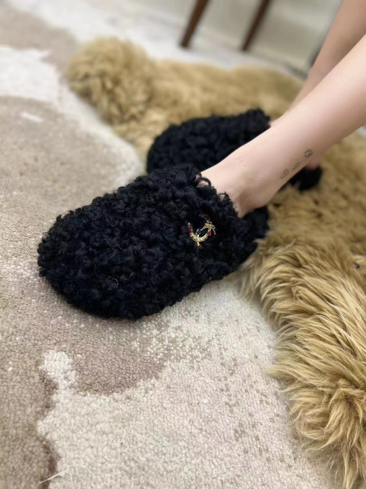 Chanel Women's Mules Black For Women - Soul Replicas