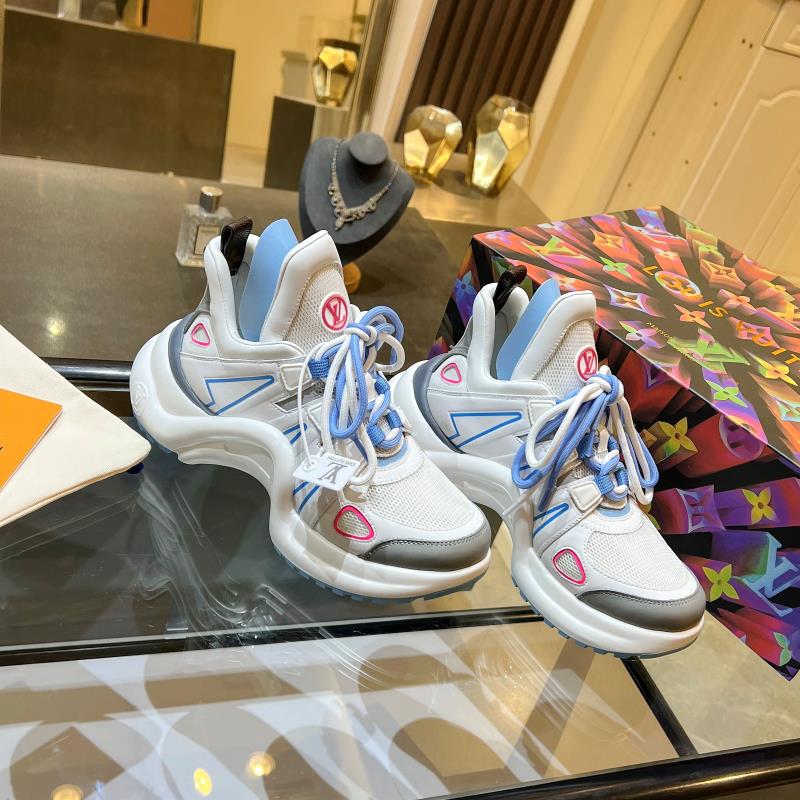 Louis Vuitton Women's LV Archlight Sneaker Blue And White For Women LV - Soul Replicas
