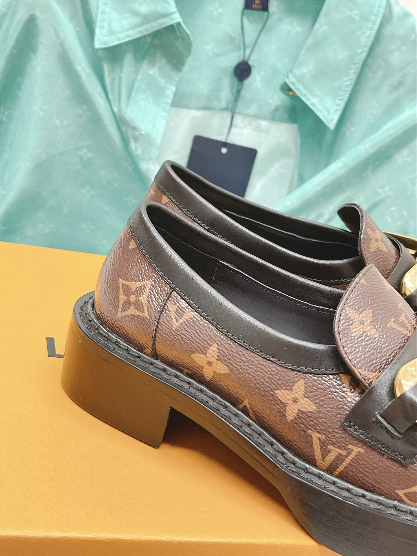 Louis Vuitton Women's Academy Loafer Brown For Women LV - Soul Replicas