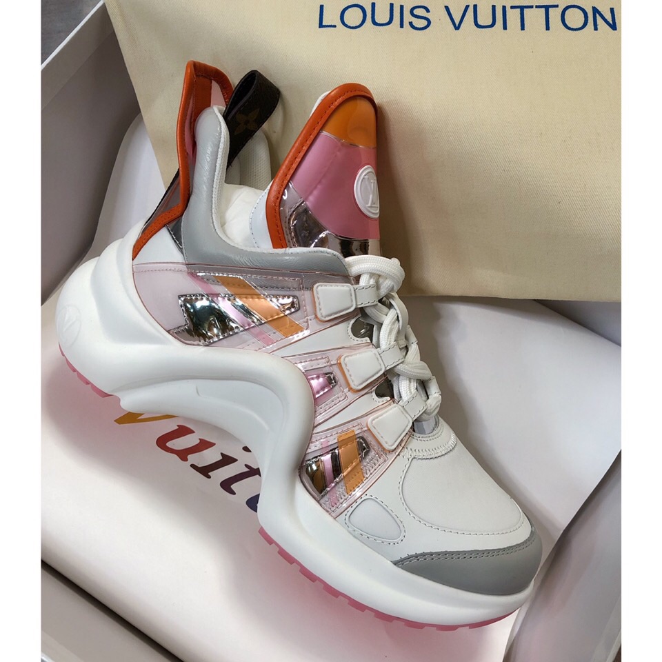 Louis Vuitton Women's LV Archlight Sneaker Light Pink For Women LV - Soul Replicas