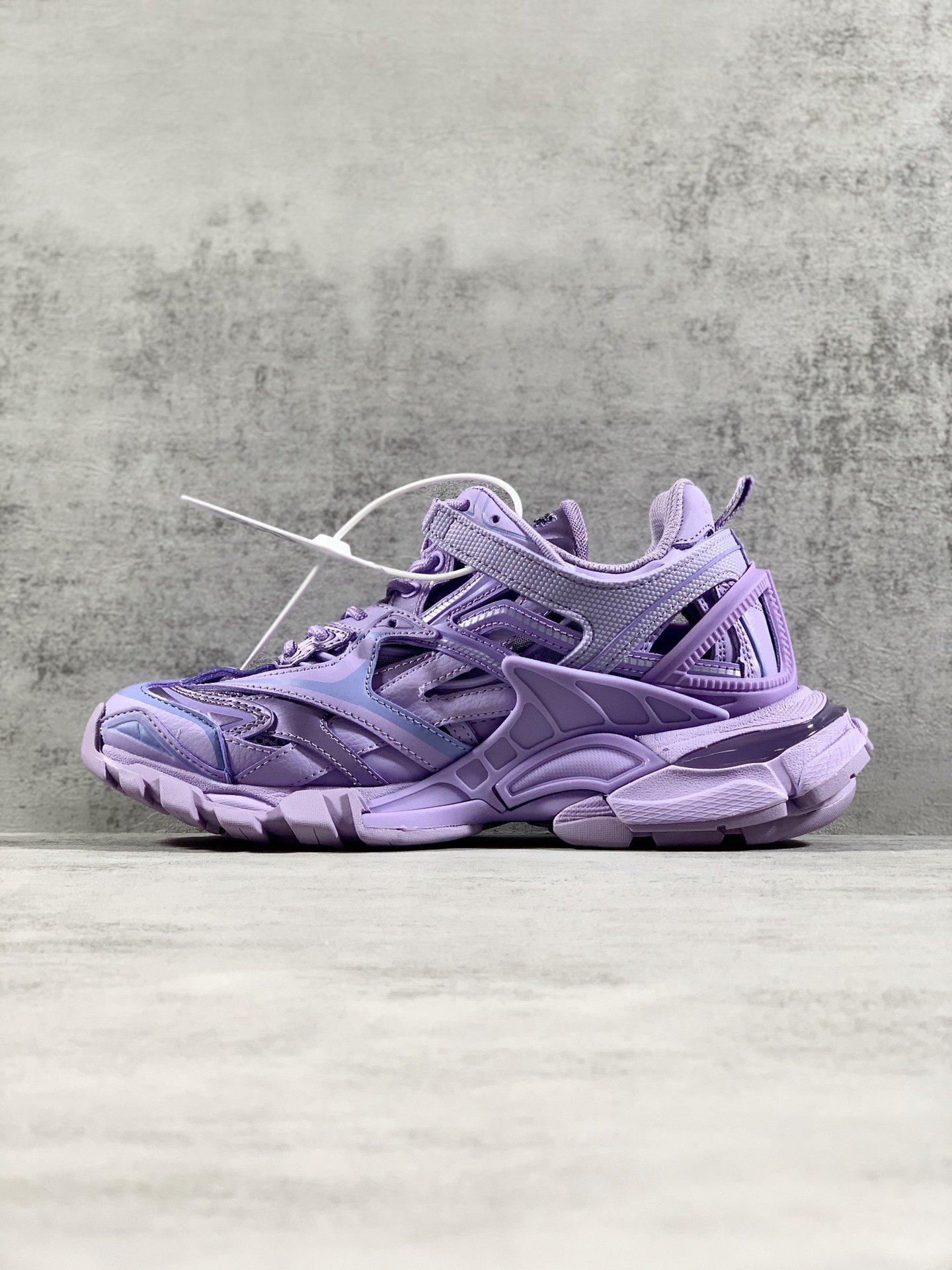 Balenciaga Track.2 Clear Sole Trainers Purple For Women - Soul Replicas