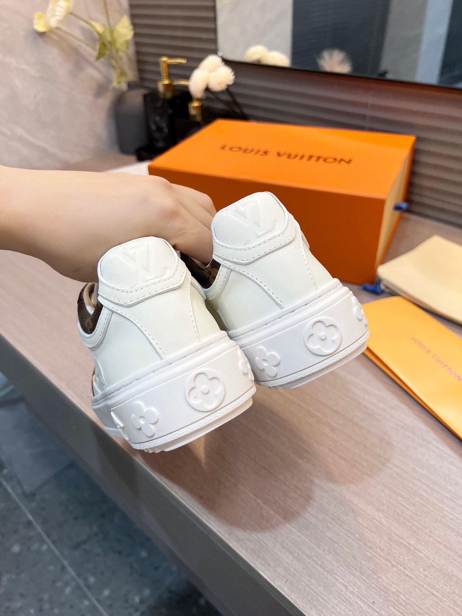 Louis Vuitton Women's Boombox  Sneaker Brown For Women LV - Soul Replicas