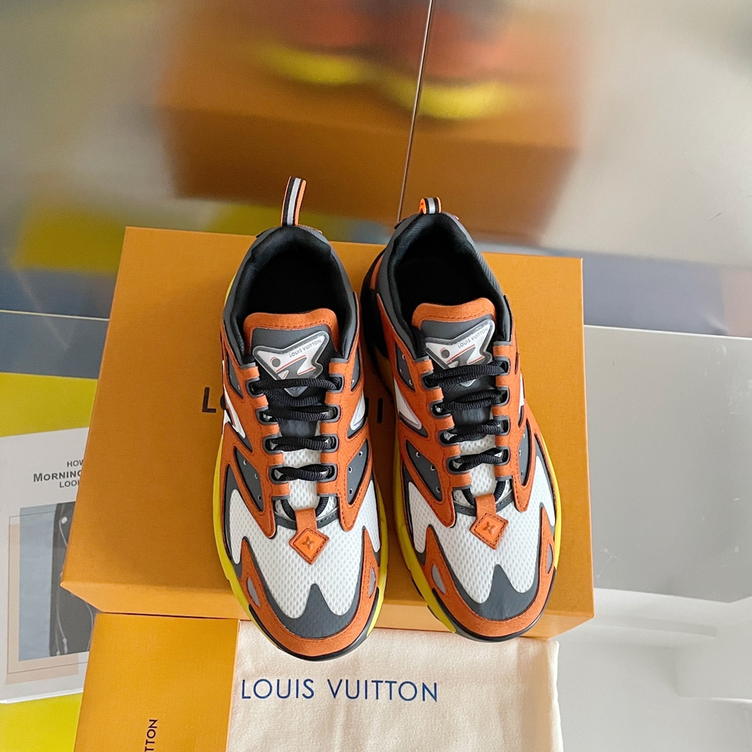 Louis Vuitton Women's LV Runner Tatic Sneaker Orange For Women LV - Soul Replicas
