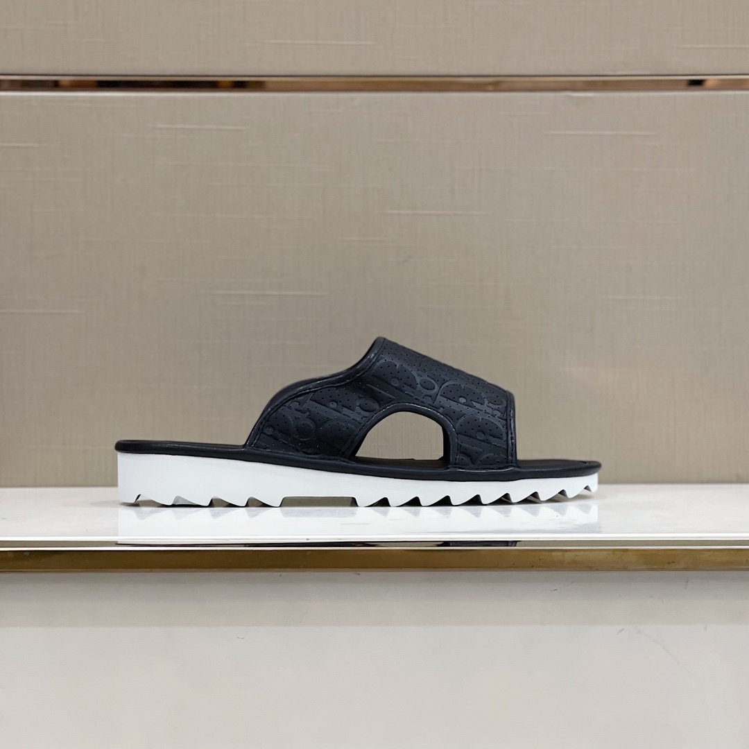 Christian Dior Sandal Black For Men CD - Soul Replicas