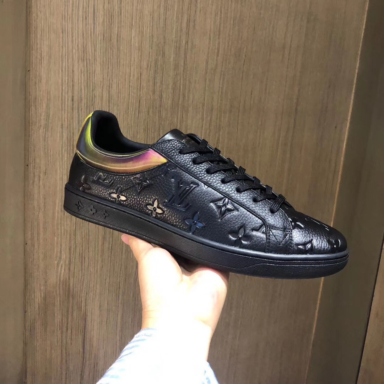 Louis Vuitton Luxembourg Sneaker Monogram Canvas Black For Women LV - Soul Replicas