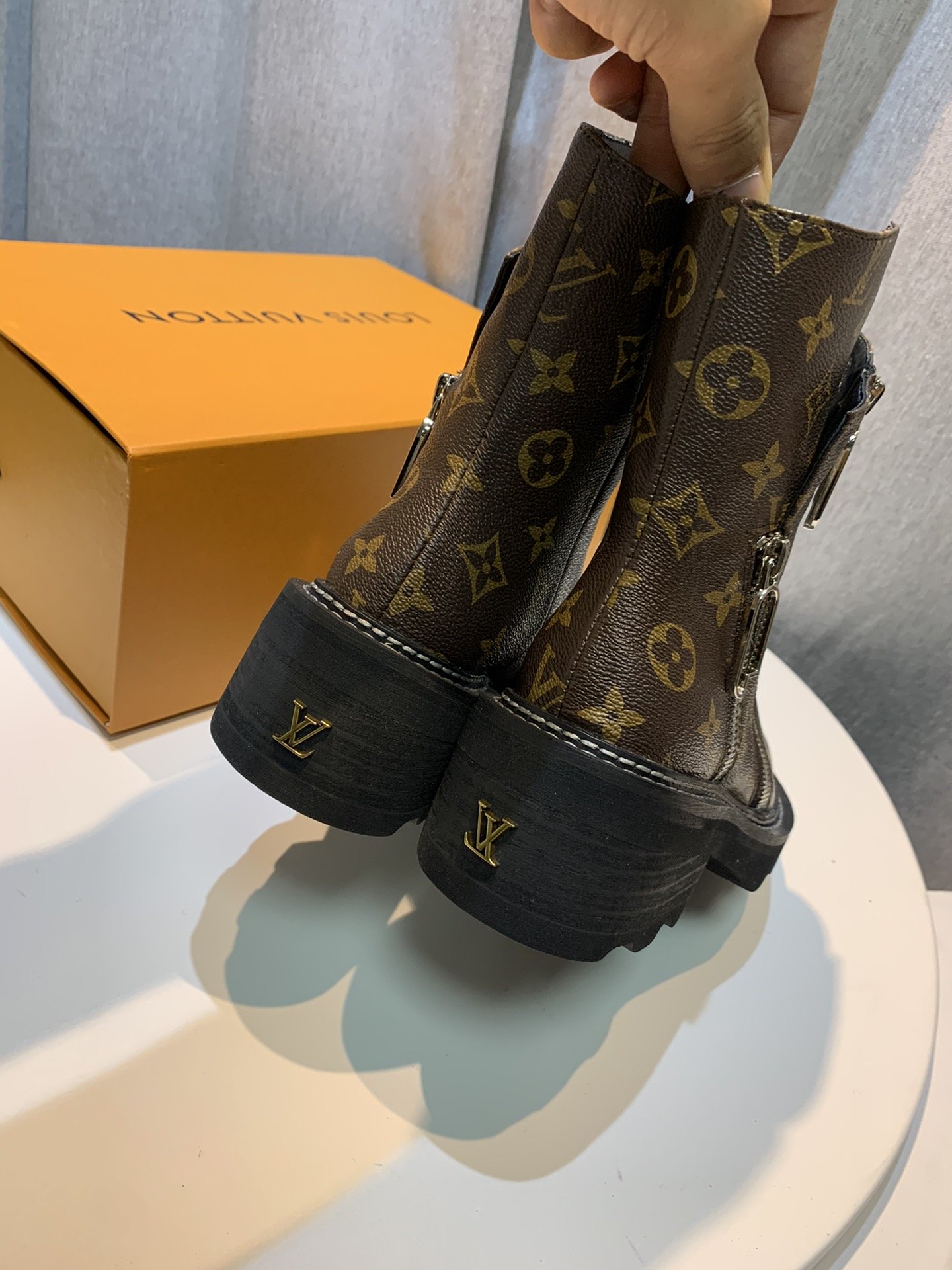 Louis Vuitton Women's Brand Boot Brown For Women LV - Soul Replicas
