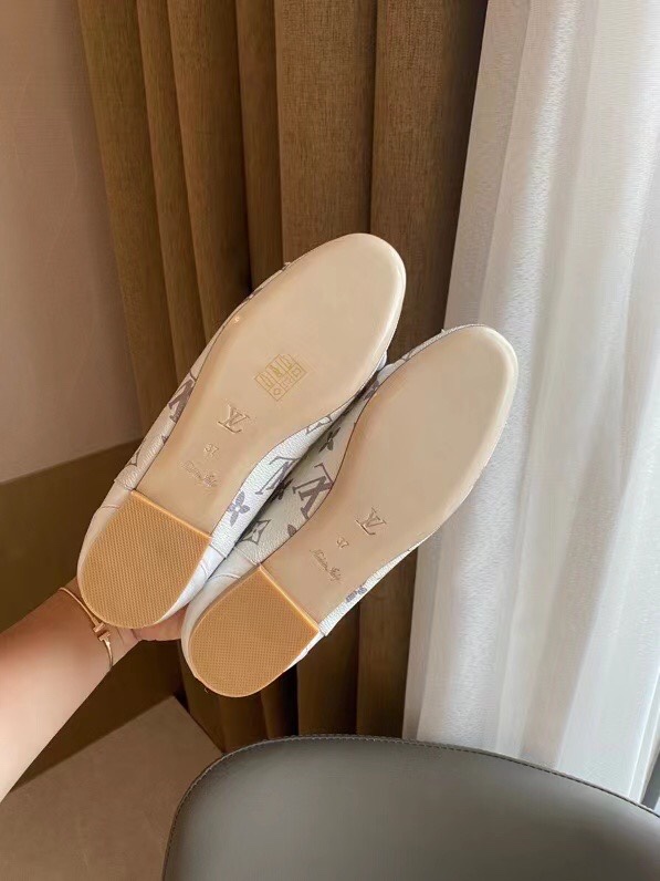 Louis Vuitton Women's Joy Ballerina White For Women LV - Soul Replicas