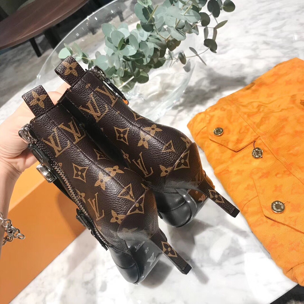 Louis Vuitton LV Janet Ankle Boot Black For Women LV - Soul Replicas