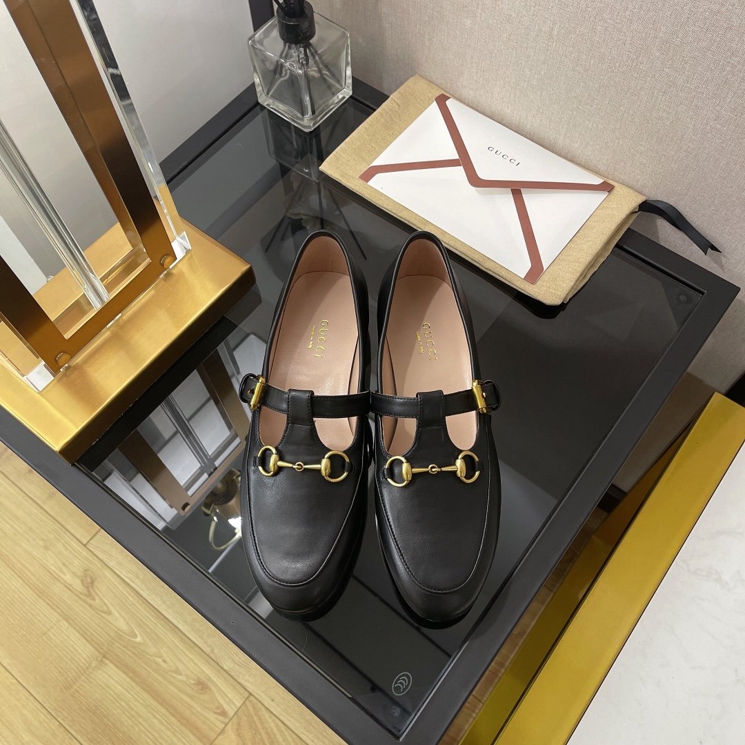 Gucci Jordan Loafer Black For Women Gucci - Soul Replicas