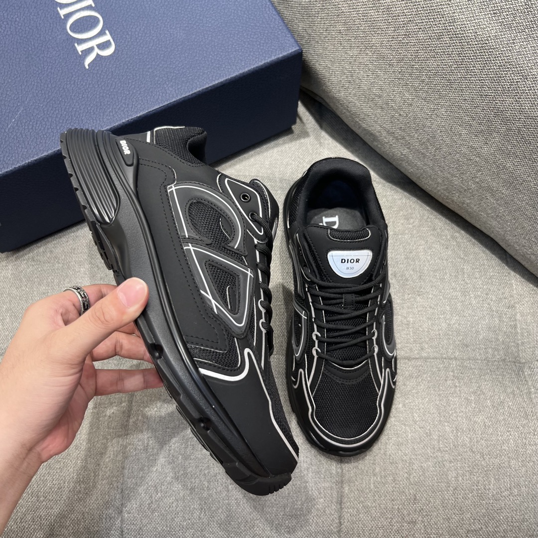 Christian Dior B23 Sneaker Black For Men CD 3SN279ZRF_H900 - Soul Replicas