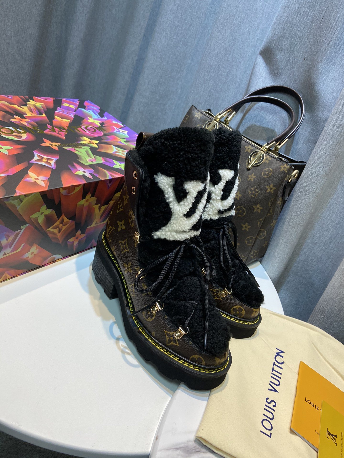 Louis Vuitton Women's Beaubourg Ankle Boot Black For Women LV - Soul Replicas