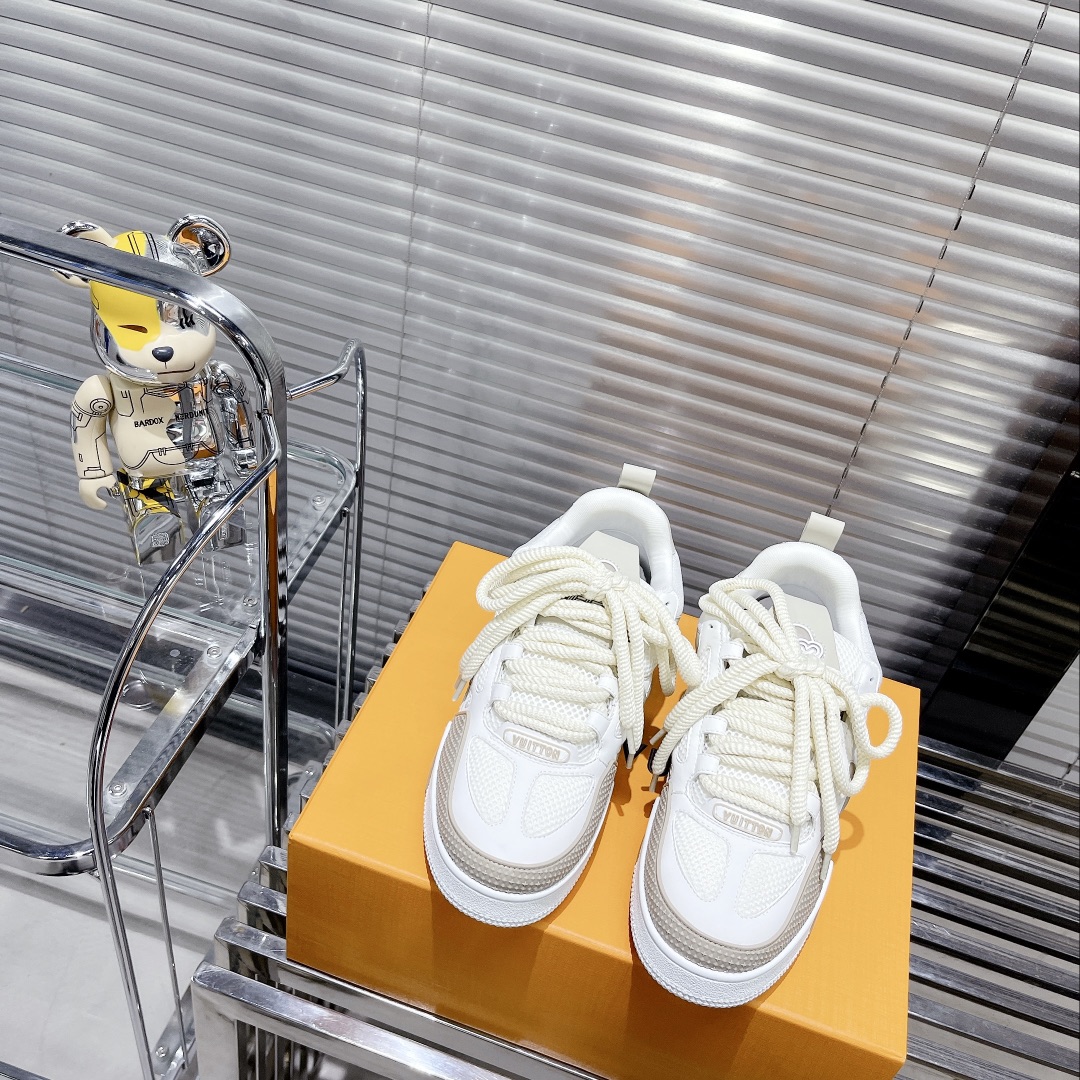 Louis Vuitton Women's Skate Sneakers Beige For Women LV - Soul Replicas