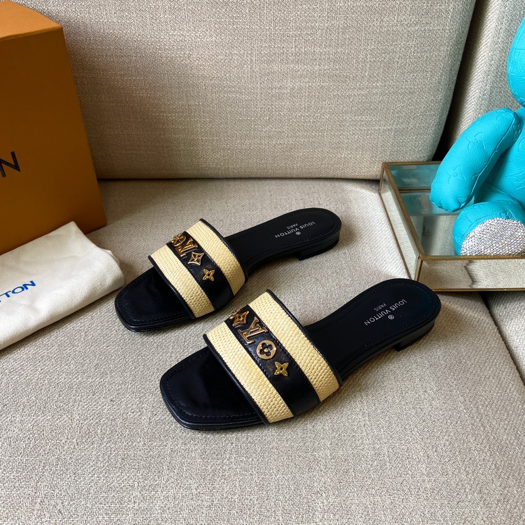 Louis Vuitton Women's Lock It Mule Black For Women LV - Soul Replicas