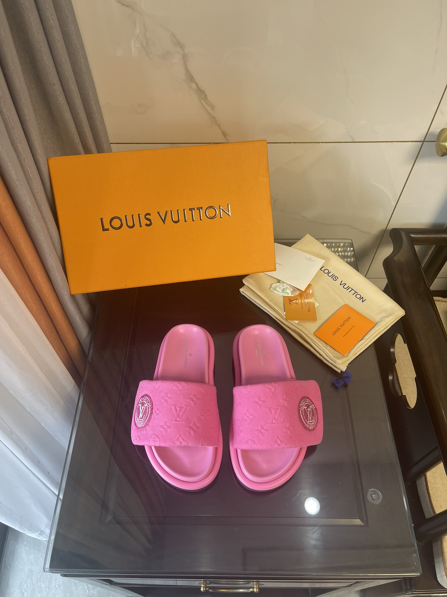 Louis Vuitton Women's Pool Pillow Comfort Mule Pink For Women LV - Soul Replicas