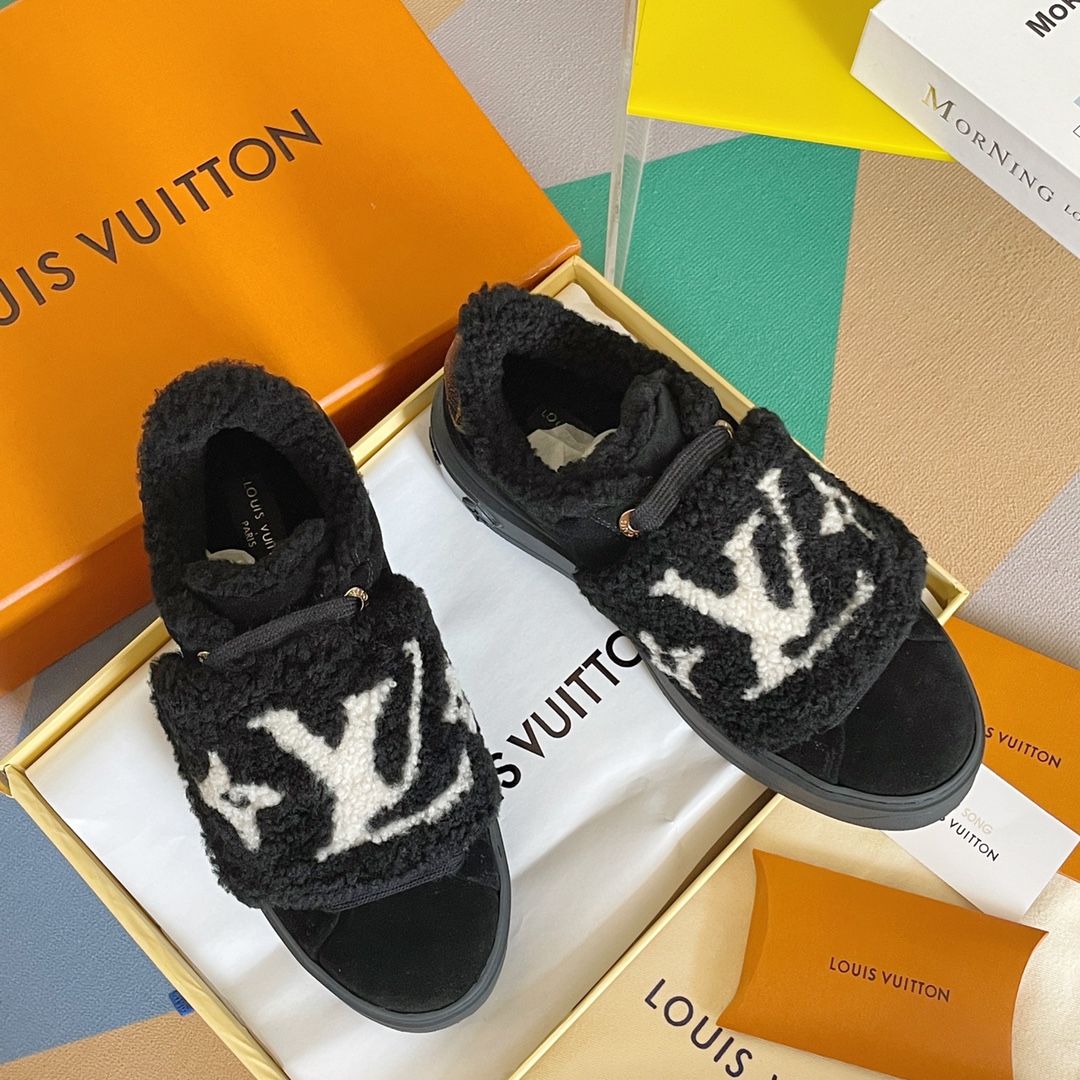 Louis Vuitton Women's Time Out Sneaker Black For Women LV 1AADTK - Soul Replicas