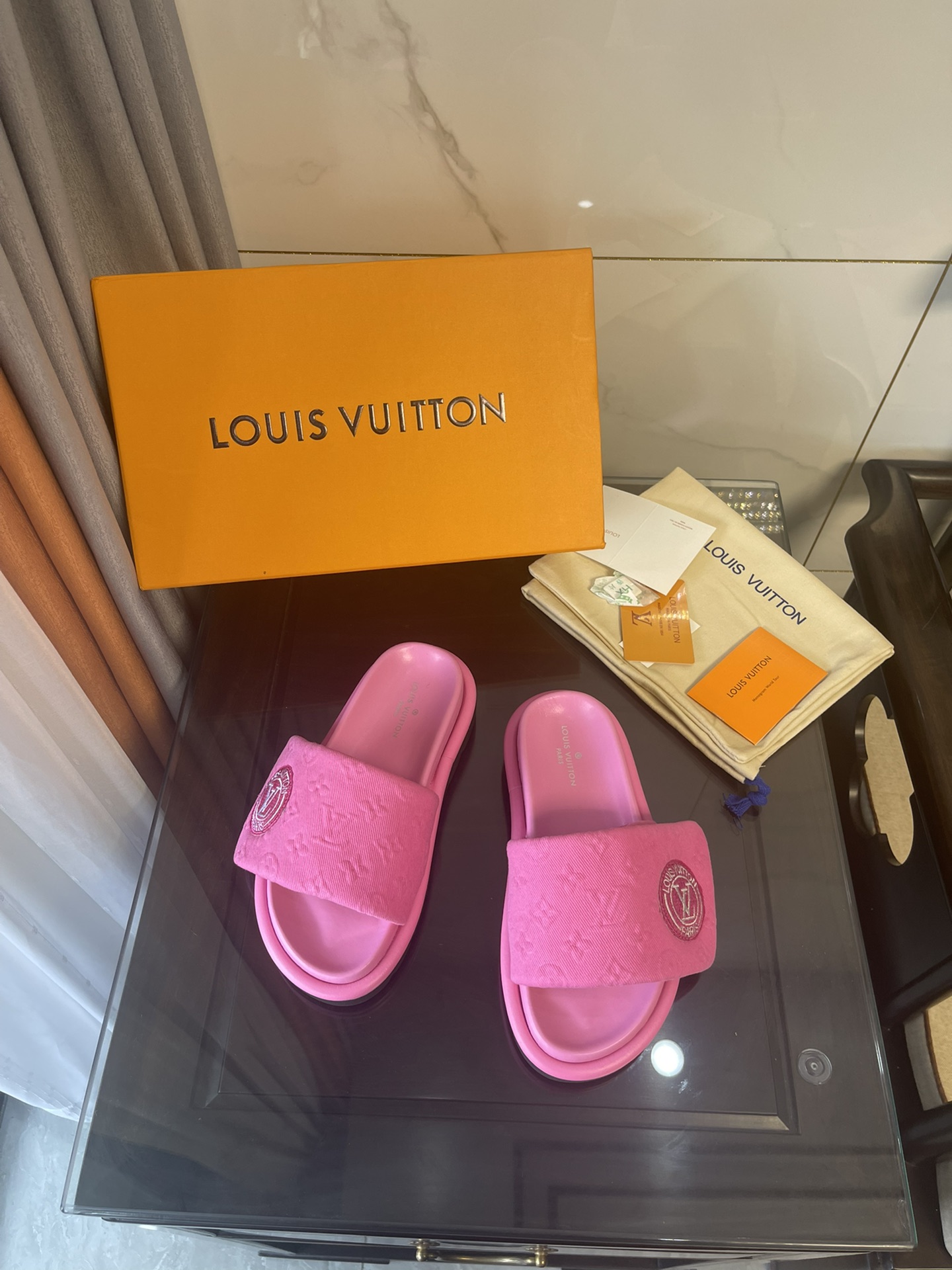 Louis Vuitton Women's Pool Pillow Comfort Mule Pink For Women LV - Soul Replicas