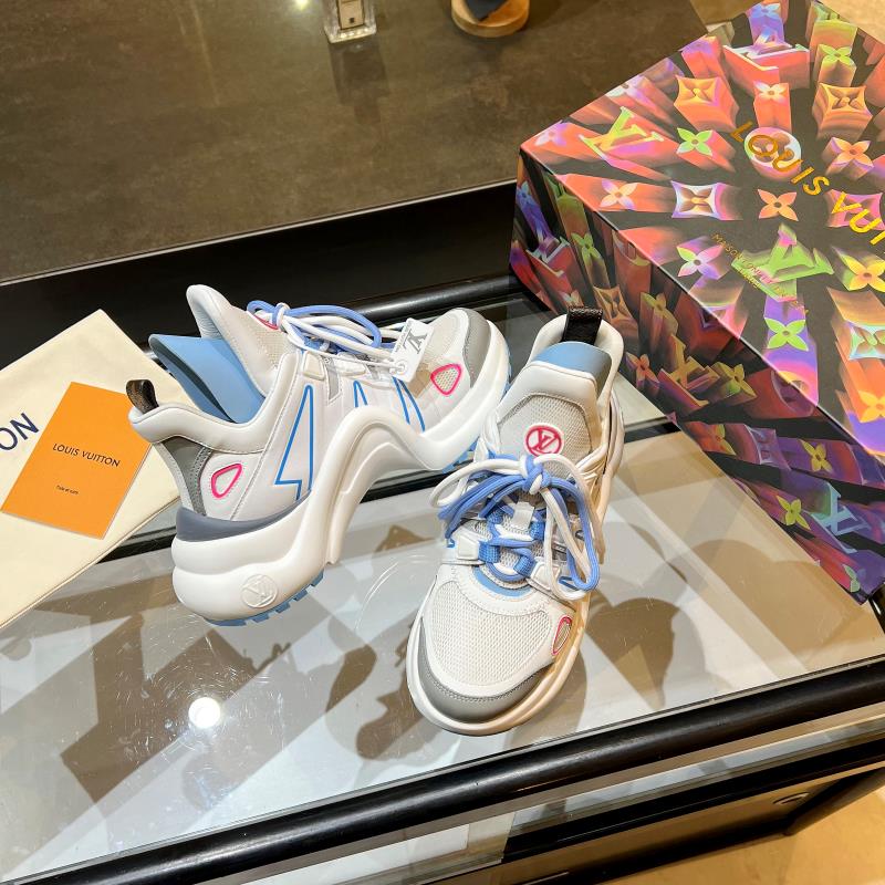 Louis Vuitton Women's LV Archlight Sneaker Blue And White For Women LV - Soul Replicas