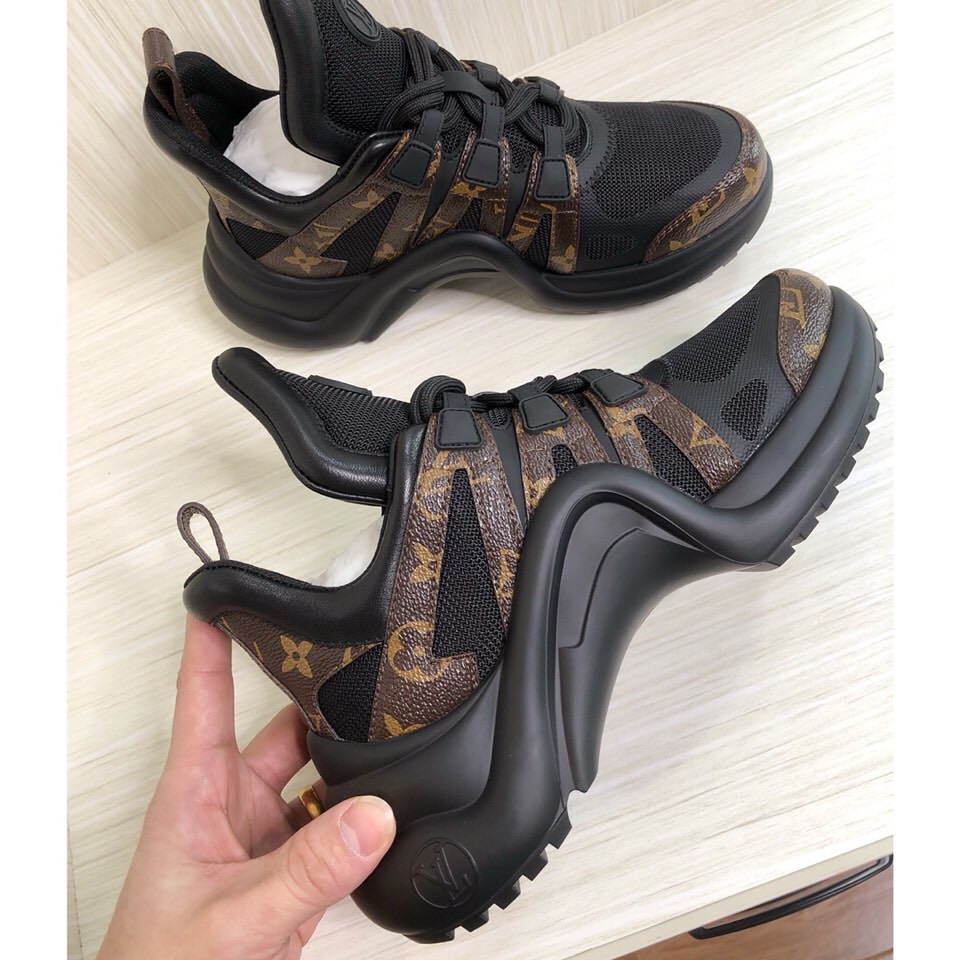 Louis Vuitton Women's LV Archlight Sneaker Black For Women LV 1A43LO - Soul Replicas