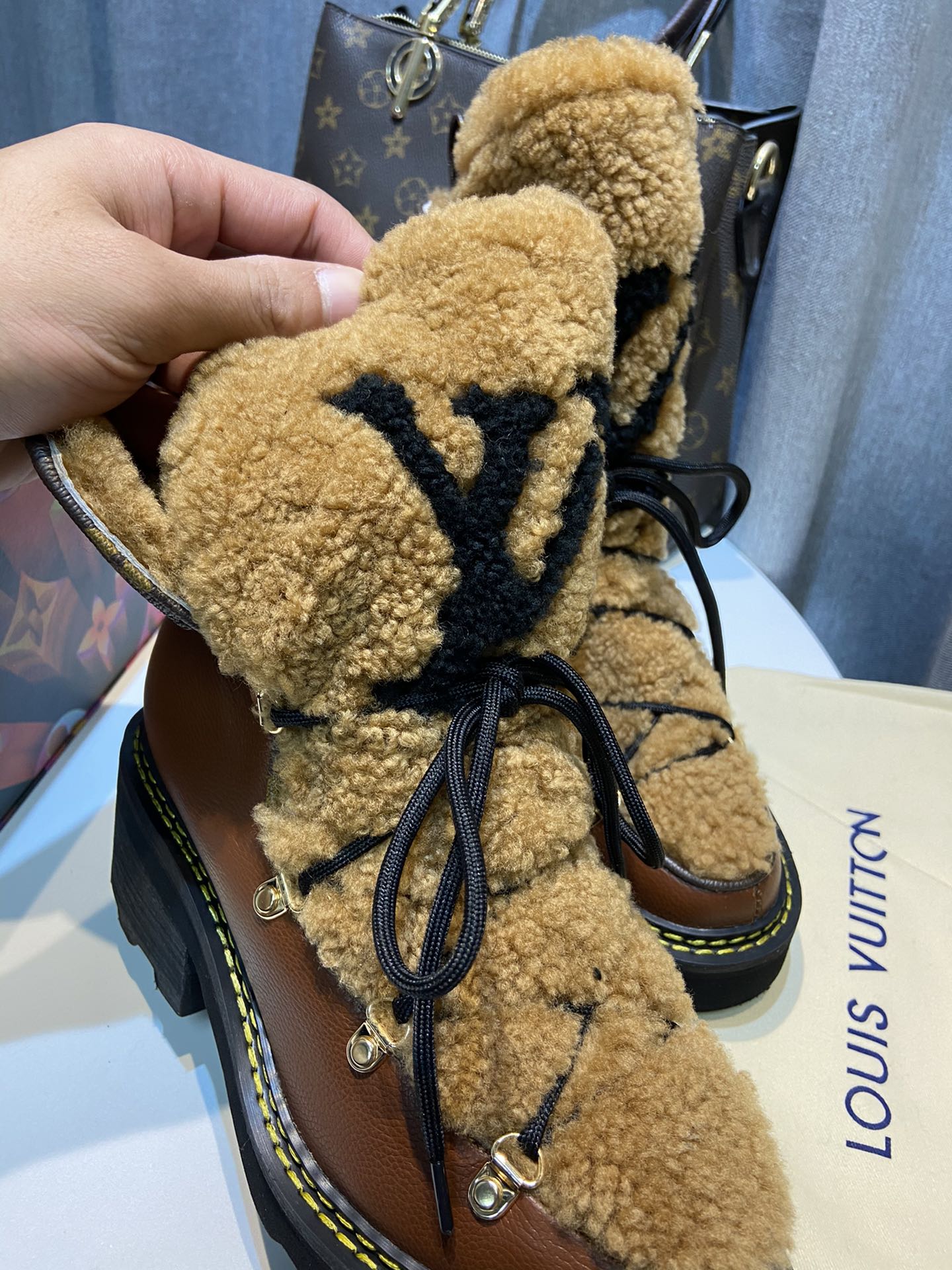 Louis Vuitton Women's Beaubourg Ankle Boot Brown For Women LV - Soul Replicas