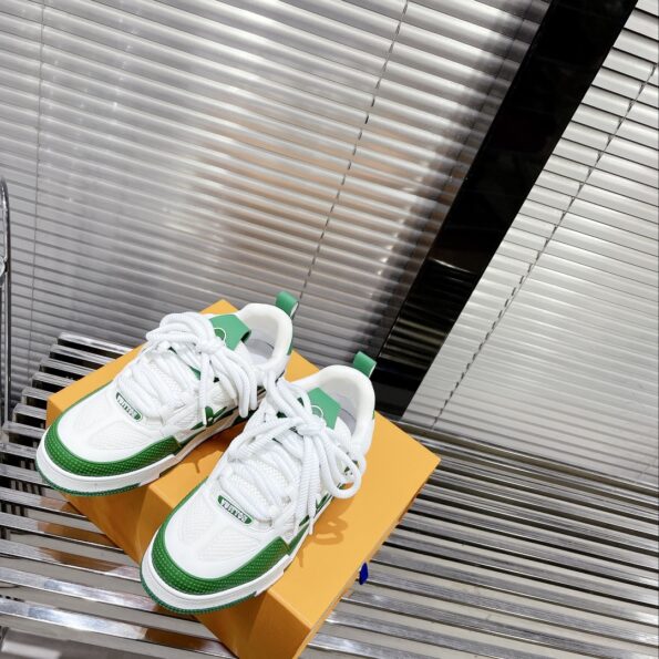 Louis Vuitton Women's Skate Sneakers Green For Women LV - Soul Replicas